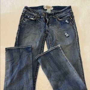 Vigoss Faded Indigo Boot Cut Jeans